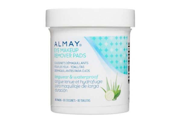 Almay Longwear & Waterproof Eye Makeup Remover Pads, 80 Ct