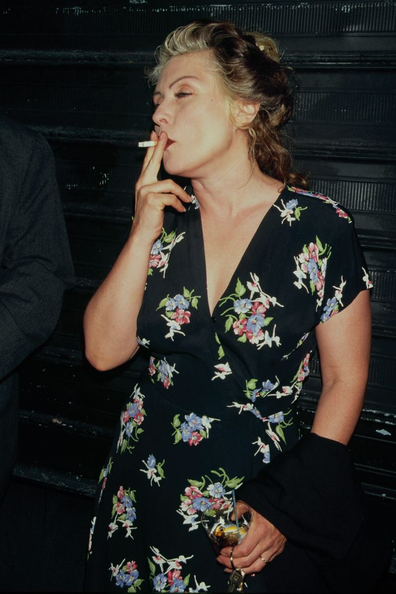 Debbie harry smoking