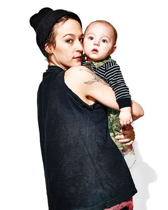 Artist Anna De Los Reyes and her 8-month-old son, Roman Osiris Thunder Slayer De Los Reyes.