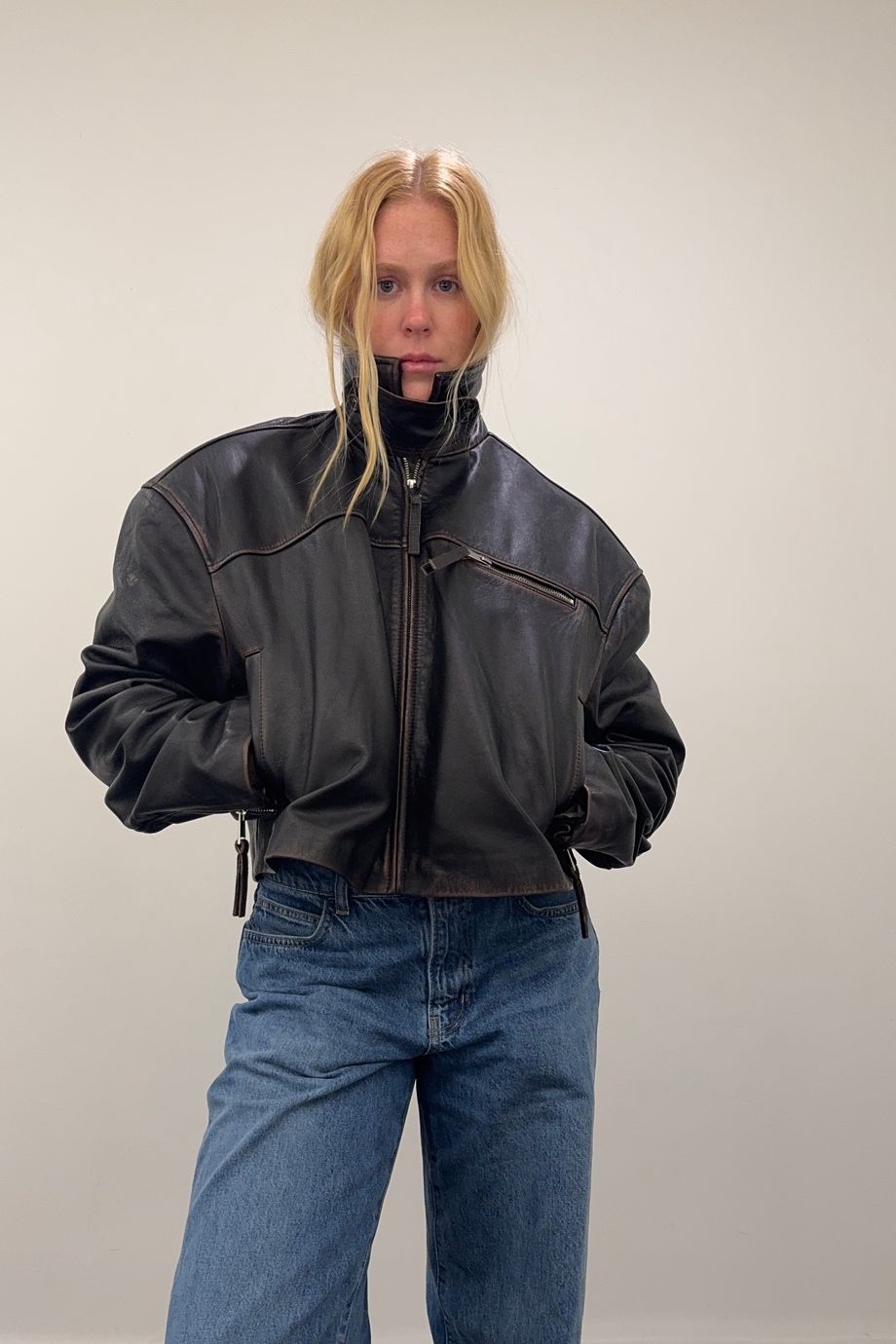 Is the Helsa Funnel-Neck Leather Jacket Worth It?
