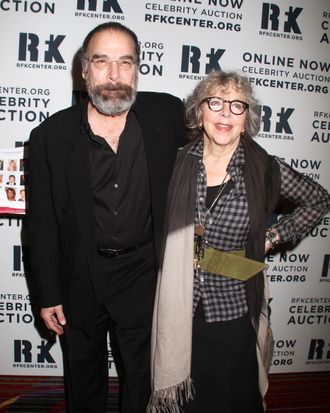 Actor MANDY PATINKIN and his wife KATHRYN GRODY attend the Robert F. Kennedy Center for Justice and Human Rights 2012 Ripple of Hope Awards Dinner held at the Marriot Marquis Hotel.