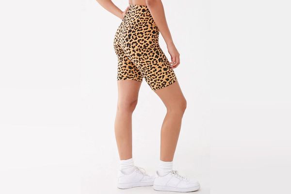 Forever 21 x Baby Phat Leopard Print Biker Shorts