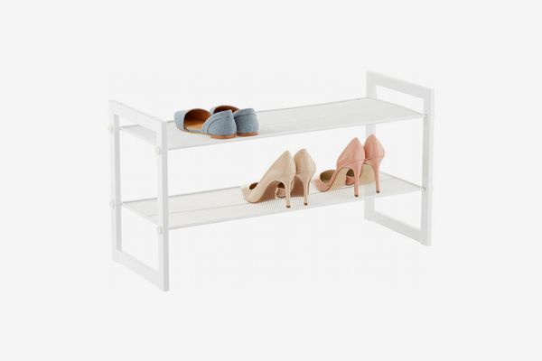 container store bamboo shoe rack