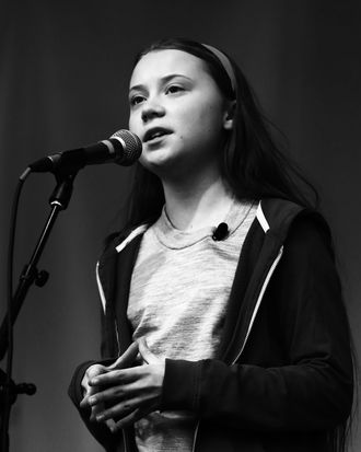 Greta Thunberg.