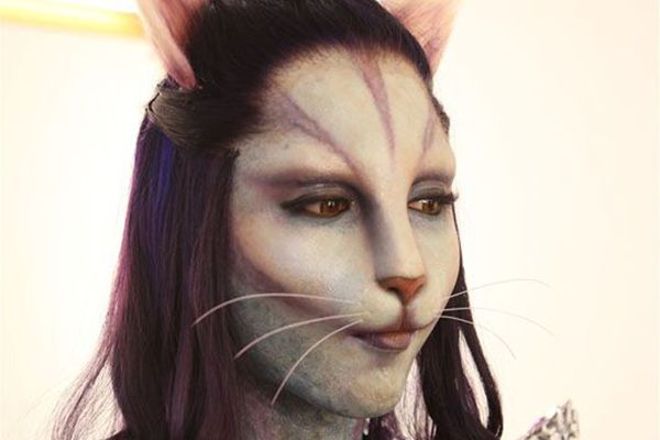 realistic cat costume makeup