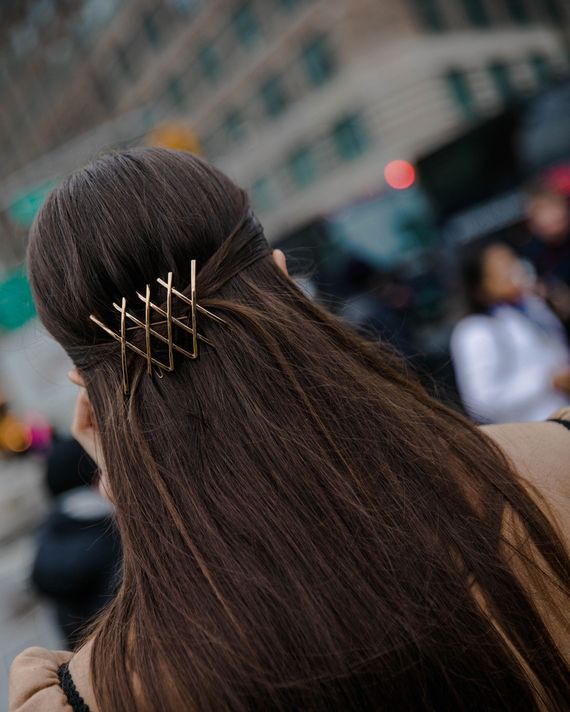 Barrettes Are a Hair Trend at New York Fashion Week