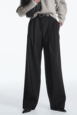 COS Wide-Leg Tailored Wool Pants