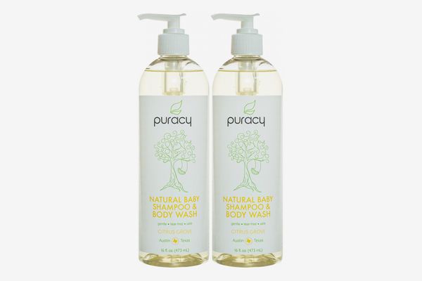 Puracy Natural Baby Shampoo and Body Wash, 16 Ounces (2 Pack)