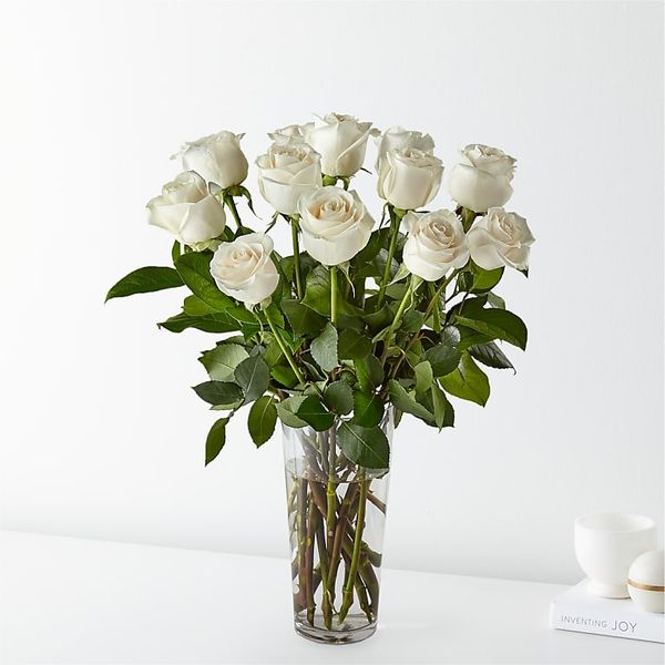 FTD Long Stem White Rose Bouquet