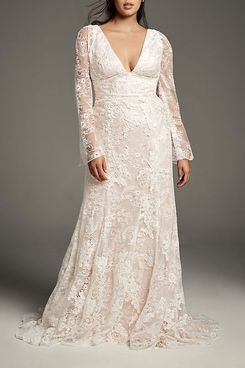 White by Vera Wang Bell Plus Size Wedding Dress