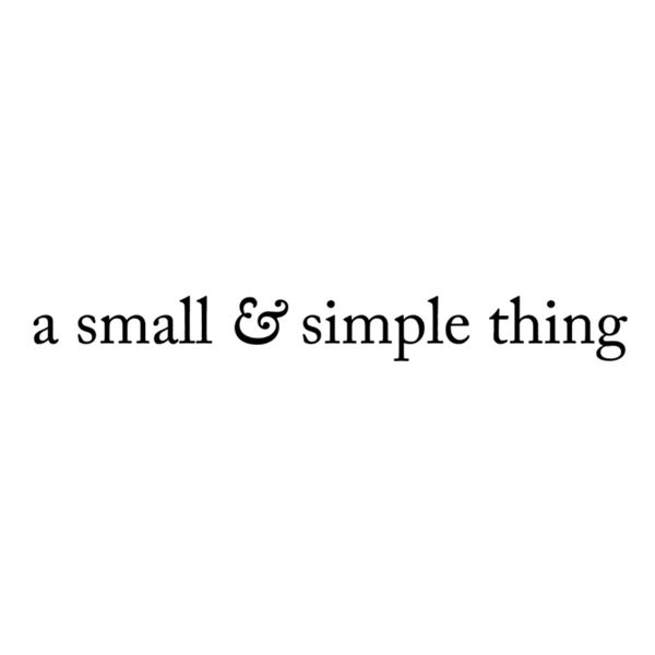 ‘A Small and Simple Thing,’ by Brooks Reitz
