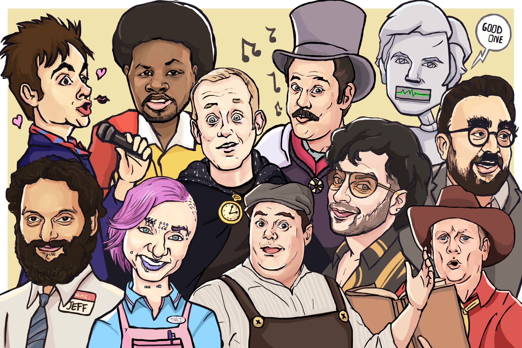 2200px x 1466px - The 103 Best Characters in 'Comedy Bang! Bang!' History