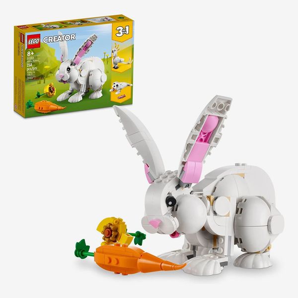 LEGO Creator 3 en 1 Animal de juguete de conejo blanco