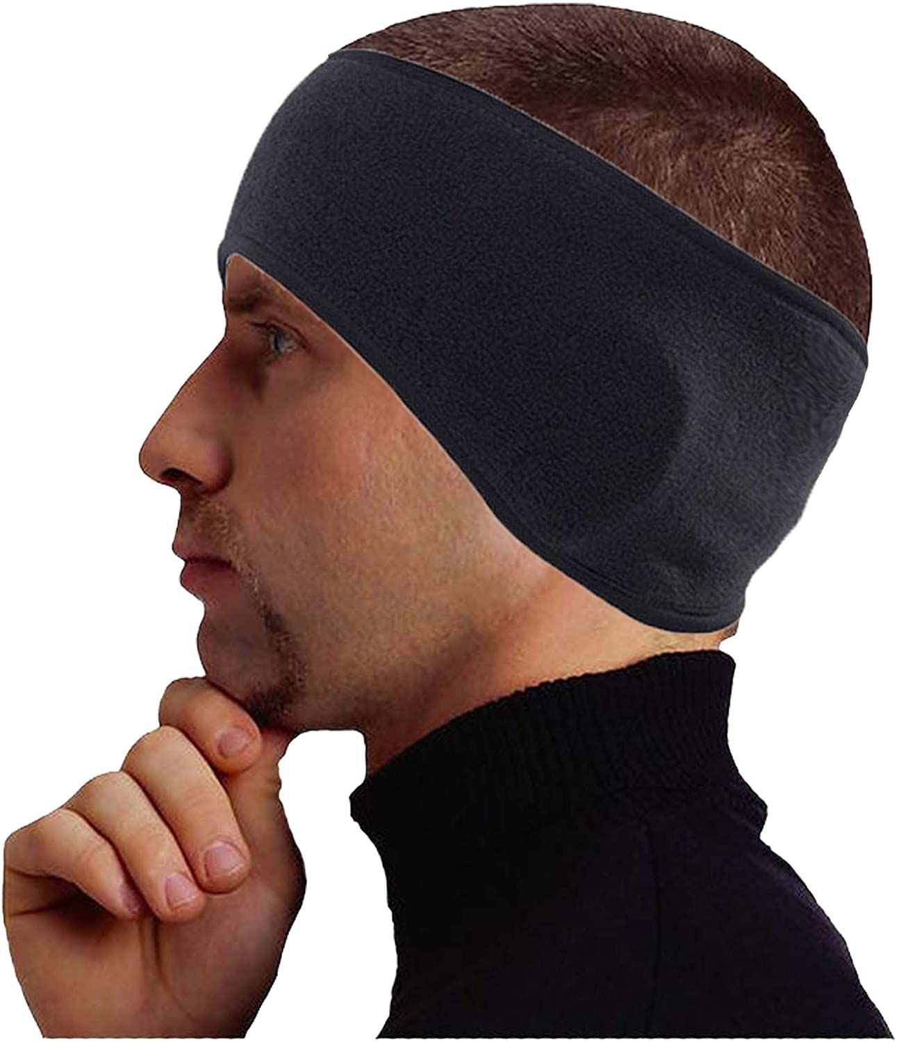 Blulu 3 Pieces Ear Warmer Headband Full Cover Ear Muffs Headband Sports Headband for Outdoor Use Sports Fitness