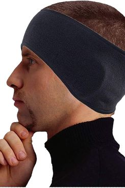 HomeDay Adjustable Fleece Ear Warmers Behind-the-Head Foldable Earmuffs for Men and Women 