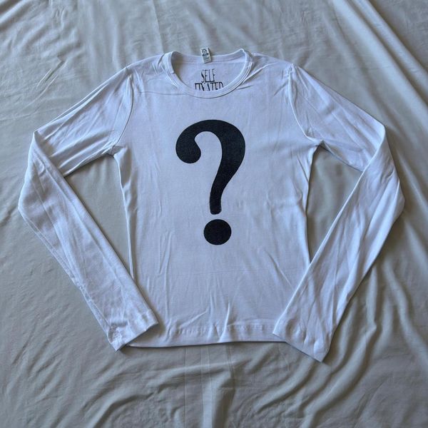 SELF FIXATED Women’s White Crop-top