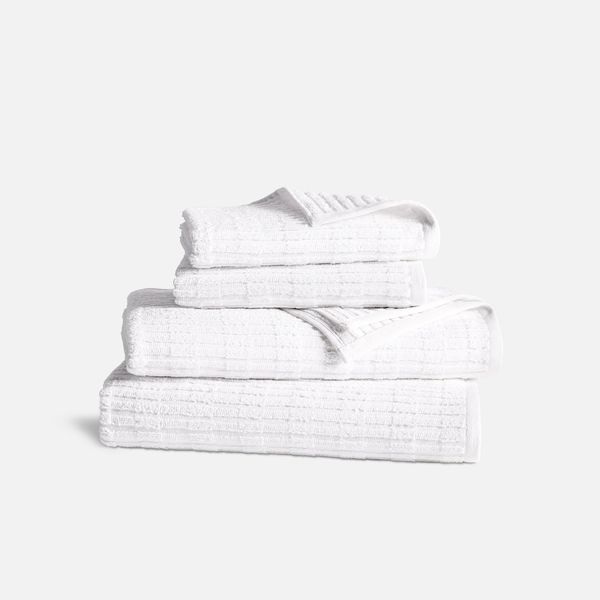 Brooklinen Jacquard Cotton Bath Towel Bundle