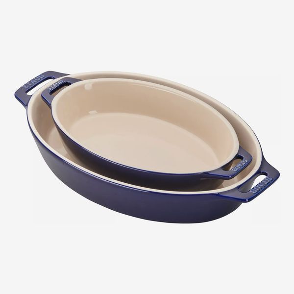 Staub Oval Stoneware Bakers, Set of Two