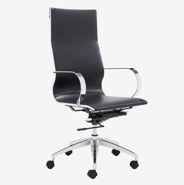 Glider Hi Back Office Chair, Black, Monthly Rental