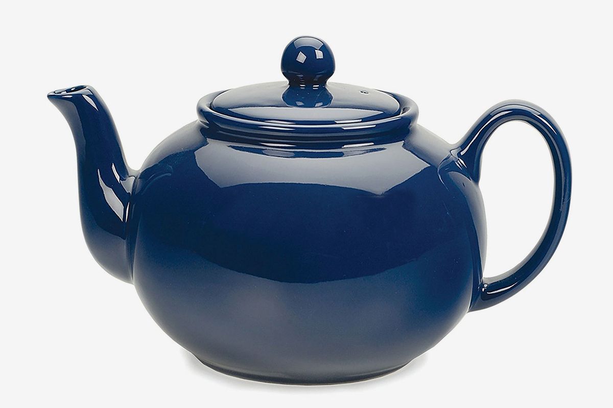 TEA POT ~ CERAMIC BLUE ~ Two Cup Size 