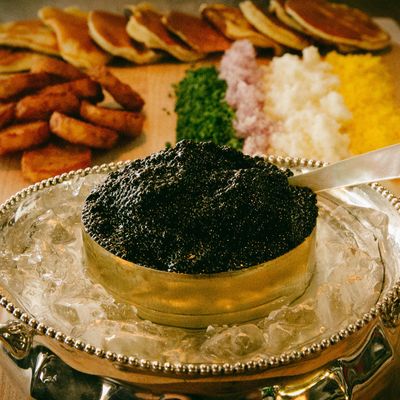 Jeffrey's Grocery sells caviar at cost.
