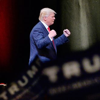 Donald Trump Campaigns In Raleigh, North Carolina