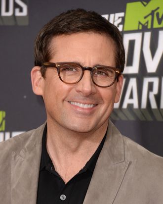 CULVER CITY, CA - APRIL 14: Actor Steve Carell arrives at the 2013 MTV Movie Awards at Sony Pictures Studios on April 14, 2013 in Culver City, California. (Photo by Jason Merritt/Getty Images)