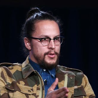 Executive Producer/Director Cary Fukunaga speaks onstage during the 'True Detective' panel discussion at the HBO portion of the 2014 Winter Television Critics Association tour at the Langham Hotel on January 9, 2014 in Pasadena, California. 