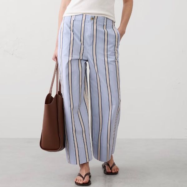 Banana Republic Factory Wide-Leg High-Rise Cropped Pant