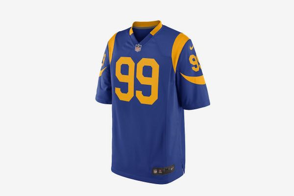 Los Angels Rams #99 Aaron Donald Game Jersey in Royal