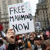 Protesters Gather Outside Pro-Palestinian Activist Mahmoud Khalil's Court Conference In New York