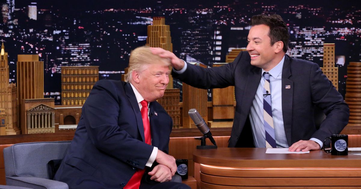 吉米·法倫（Jimmy Fallon）的唐納德·特朗普（Donald Trump）採訪如何適應深夜的政治歷史？