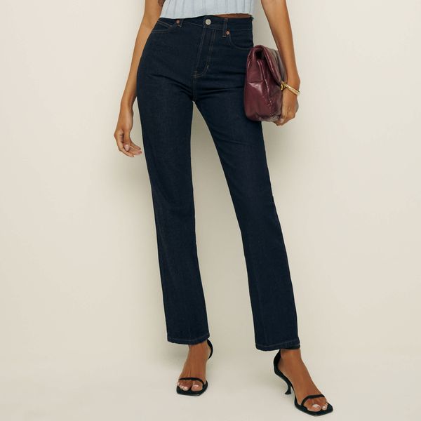 Reformation Cynthia High Rise Straight Jeans