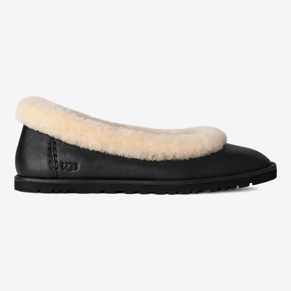 Ugg Zora Leather Ballet Flats
