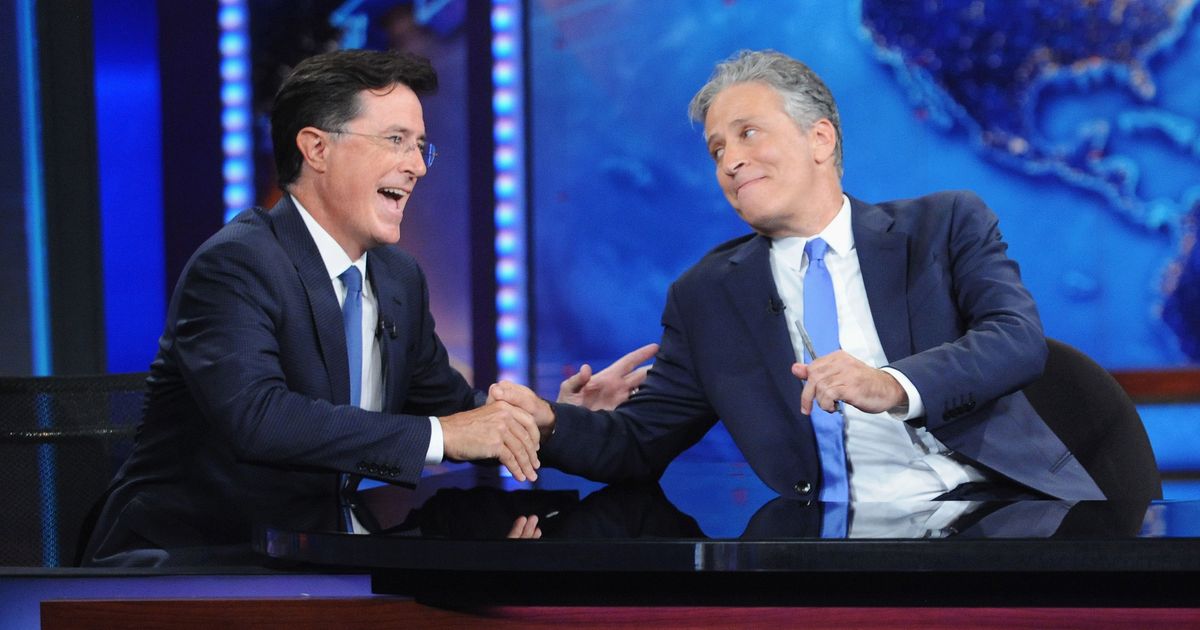 Jon Stewart Only Has Great Things to Say About Stephen Colbert and His ...