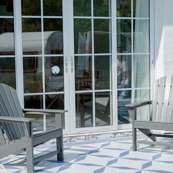 Dovecove Plastic Adirondack Chair (Set of 2)