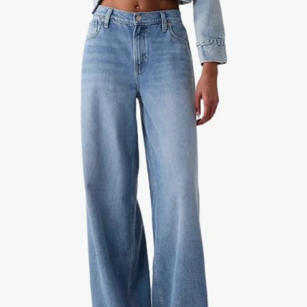 Gap Mid Rise Baggy Denim
