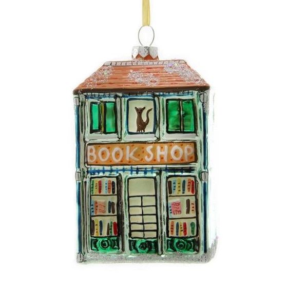 NYPL Glass Bookshop Ornament