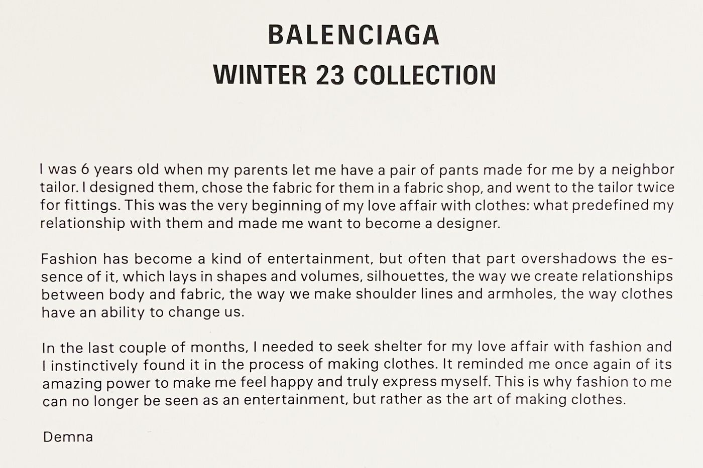 The Year of Balenciaga - The New York Times