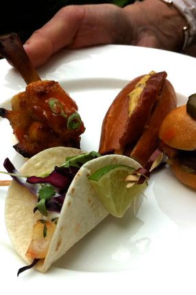 The mini offerings at the With Love Beer Garden Philly Beer Week preview event.