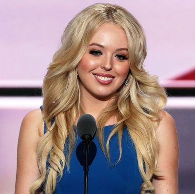 Tiffany Trump delivers a speech at the Republican National Convention.