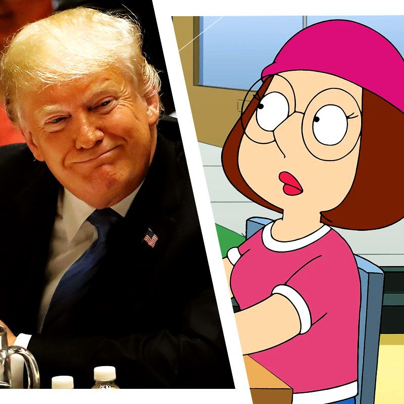 Trump Will Prey On Meg On Family Guy Next Season Family guy follows the hilariously offbeat griffin family. trump will prey on meg on family guy