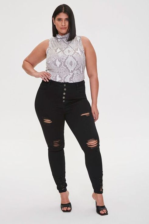 size 10 high waisted jeans