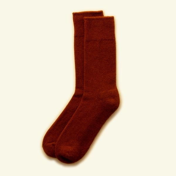 William Ellery Brushtail Socks - Redwood