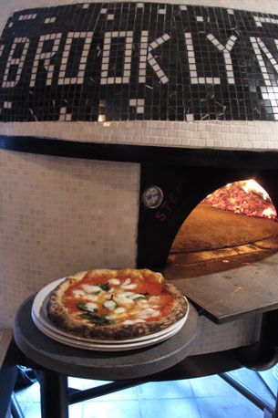 The DOC, with tomato, mozzarella di bufala, basil.
