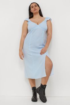 H&M+ Slit-Detail Dress