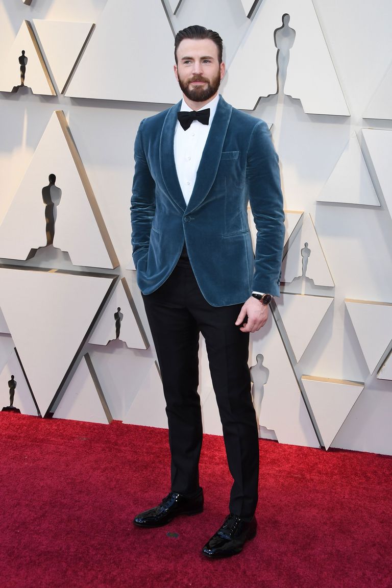 Oscars 2019 Billy Porter, Chris Evans, More in Velvet Suits