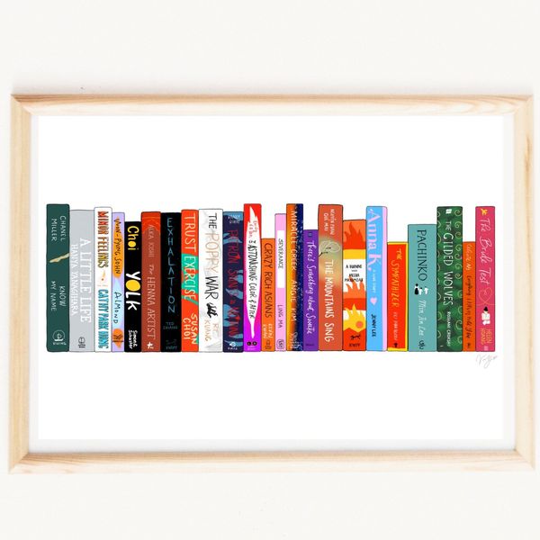 Steeped in Words 'Bookish' Print