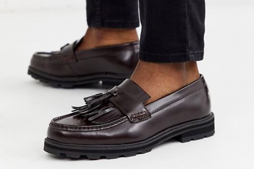 wide fit chunky loafers