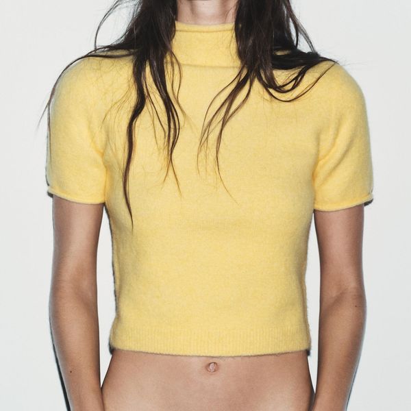 Zara Soft Knit Short Sleeve Jumper